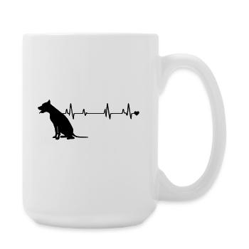 Dog - Large Mug 440 ml - white - Right