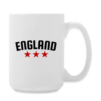 Angleterre 3 étoiles Design - Grande tasse 440 ml - blanc - Droite