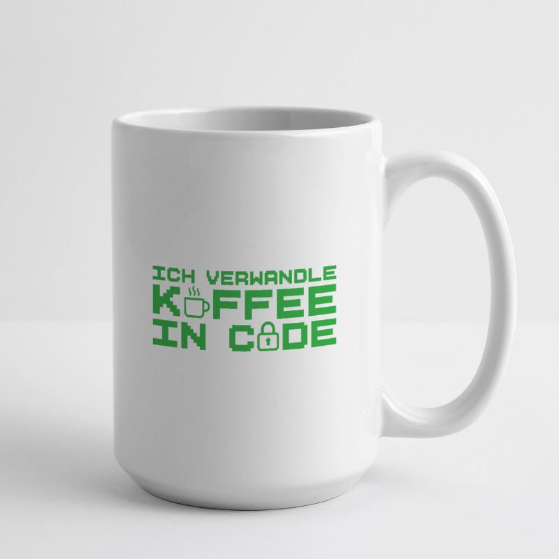 Informatik Verwandle Kaffee in Code Programmierer Große Tasse 440 ml