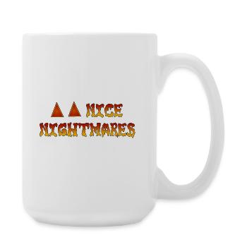 Beaux cauchemars : Rêve de feu - Grande tasse 440 ml - blanc - Droite