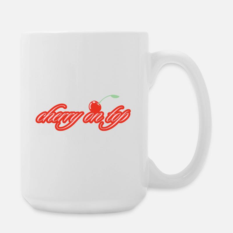 Cerise sur le gâteau - Grande tasse 440 ml - blanc