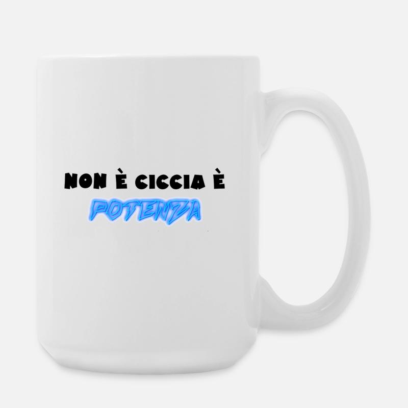Neon Power With Motivational Message for Diet - Large Mug 440 ml - white
