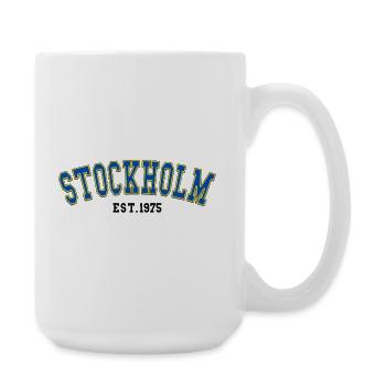 Stockholm Est.1975 - Große Tasse 440 ml - Weiß - Rechts