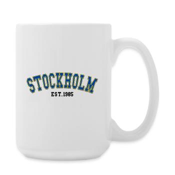 Stockholm Est.1985 - Große Tasse 440 ml - Weiß - Rechts