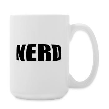 NERD - Große Tasse 440 ml - Weiß - Rechts