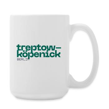Treptow Köpenick Berlin - Beautiful simple design - Large Mug 440 ml - white - Right