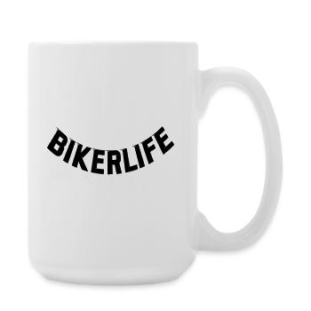 Bikerlife_ _cool - Large Mug 440 ml - white - Right