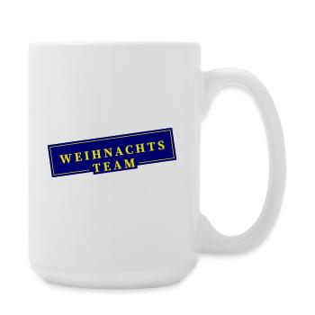 Weihnachts Team Weihnachten - Große Tasse 440 ml - Weiß - Rechts
