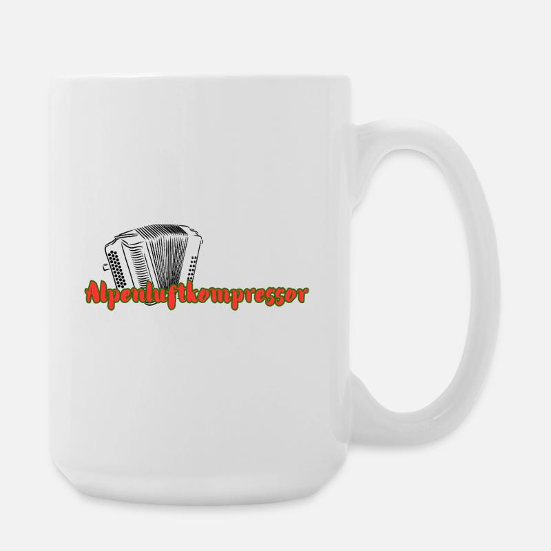 Alpenluftkompressor - Große Tasse 440 ml - Weiß