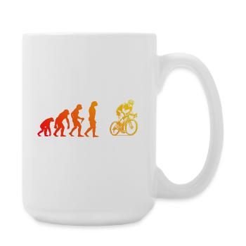 Ich liebe Roadbike cooles Motiv für Rennrad - Große Tasse 440 ml - Weiß - Rechts