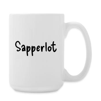 Sapperlot - Grande tasse 440 ml - blanc - Droite