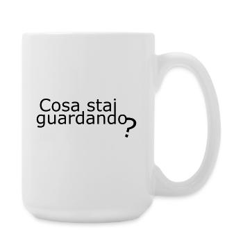 Suchen - Große Tasse 440 ml - Weiß - Rechts