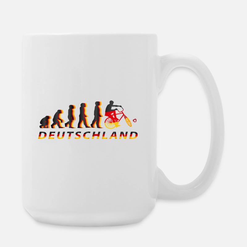 Cyclisme, Cyclball, Cyclisme en salle, Évolution - Grande tasse 440 ml - blanc