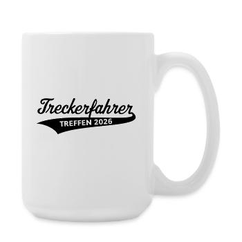 Treckerfahrer – Treffen 2026 (Trecker Traktor / B) - Große Tasse 440 ml - Weiß - Rechts