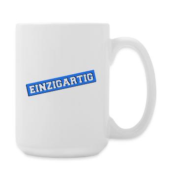 einzigartig02 - Große Tasse 440 ml - Weiß - Rechts