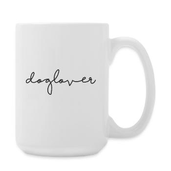 Doglover Script - Large Mug 440 ml - white - Right