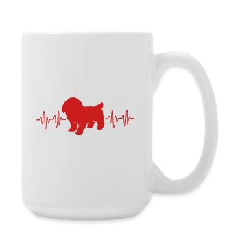 Shih Tzu - Grande tasse 440 ml - blanc - Droite