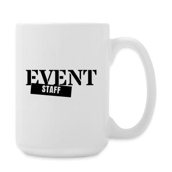 Personnel de l’événement - Personnel de l’équipe d’équipe - Grande tasse 440 ml - blanc - Droite