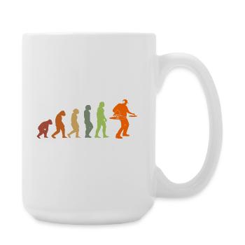 DJ de musique rétro des années 80 - Grande tasse 440 ml - blanc - Droite