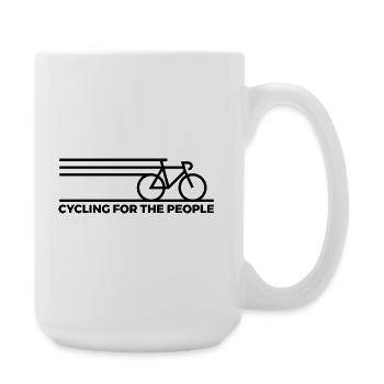 Cycling For The People - Large Mug 440 ml - white - Right