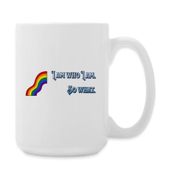 I am - Large Mug 440 ml - white - Right