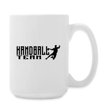 Handball team - Large Mug 440 ml - white - Right