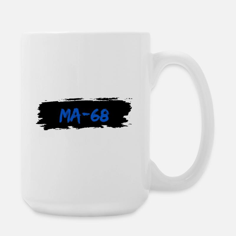 Mannheim 68 - Große Tasse 440 ml - Weiß