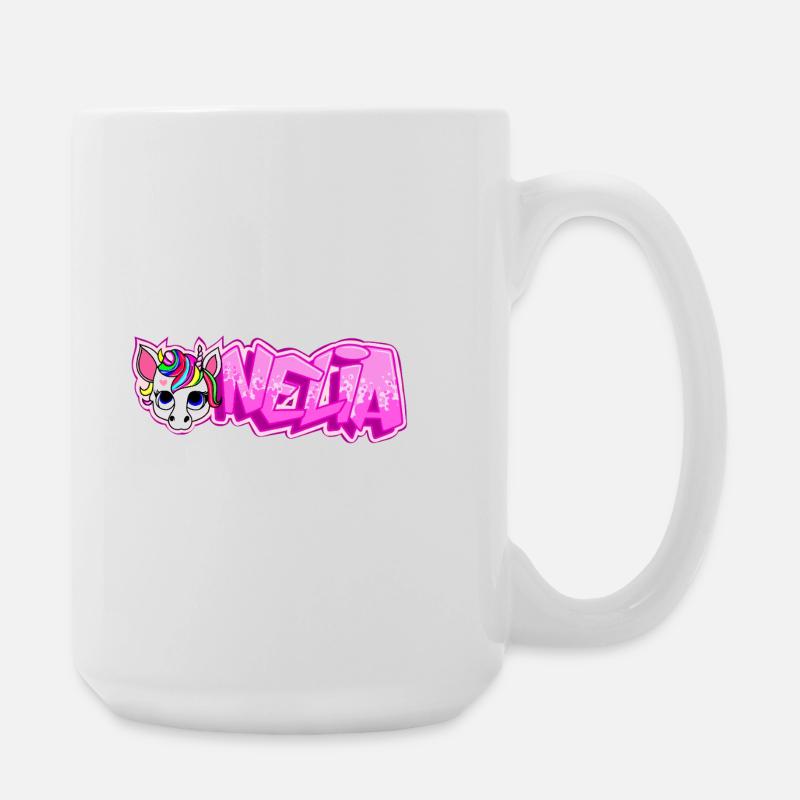 Nelia - Large Mug 440 ml - white