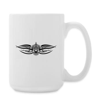 Tribal 2 par Helfspawn - Grande tasse 440 ml - blanc - Droite