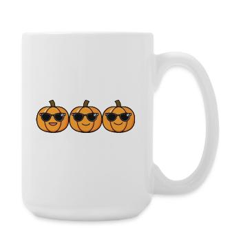 Pumpkin Halloween - Large Mug 440 ml - white - Right