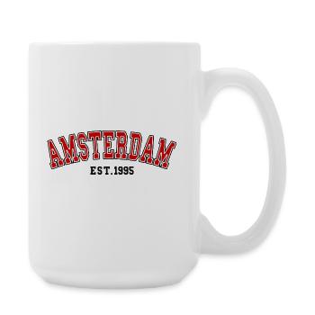 Amsterdam Est.1995 - Large Mug 440 ml - white - Right