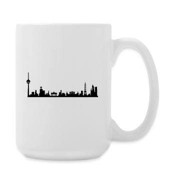 BERLIN SKYLINE  - Große Tasse 440 ml - Weiß - Rechts