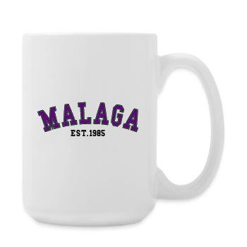 Málaga Gegründet 1985 - Große Tasse 440 ml - Weiß - Rechts