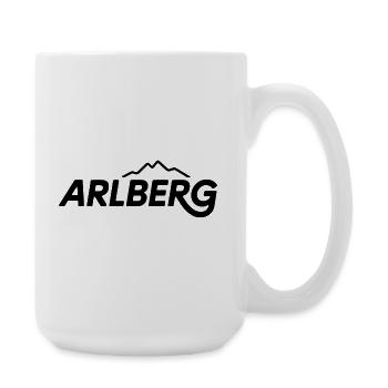 Arlberg - Souvenir Design - Große Tasse 440 ml - Weiß - Rechts