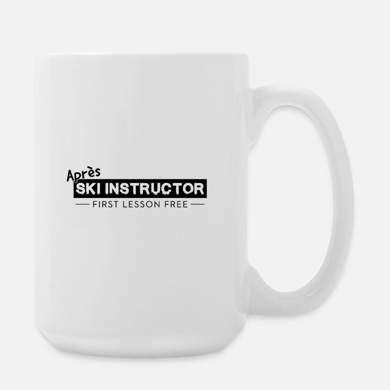 Après Ski Instructor Party Shirt - Große Tasse 440 ml - Weiß