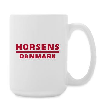 Horsens Danemark Motif de la ville - Grande tasse 440 ml - blanc - Droite