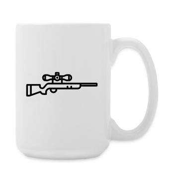 sniper - Large Mug 440 ml - white - Right
