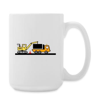 Excavator - Large Mug 440 ml - white - Right