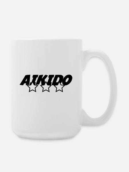 Aikido - Martial Art - Aikido - Large Mug 440 ml - white