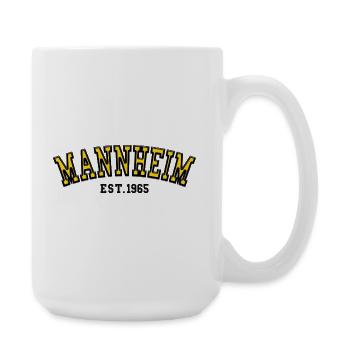 Mannheim gegründet 1965 - Große Tasse 440 ml - Weiß - Rechts