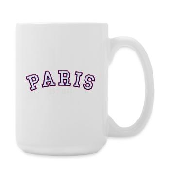 Paris fondée en 1966 - Grande tasse 440 ml - blanc - Droite