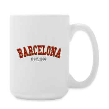 Barcelone fondée en 1966 - Grande tasse 440 ml - blanc - Droite