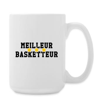 Bester Basketballspieler - Große Tasse 440 ml - Weiß - Rechts