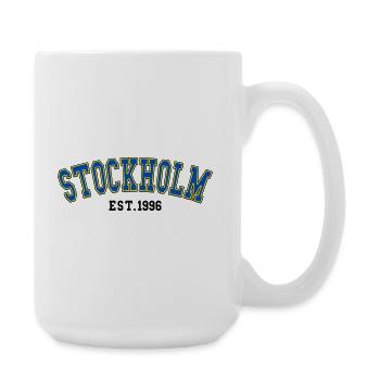 Stockholm gegründet 1996 - Große Tasse 440 ml - Weiß - Rechts