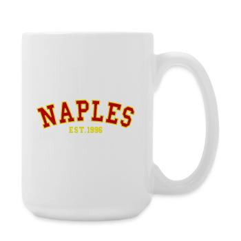 Neapel gegründet 1996 - Große Tasse 440 ml - Weiß - Rechts