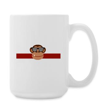 BRILL - MONKEY - Large Mug 440 ml - white - Right