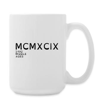 1999_LINE_black - Large Mug 440 ml - white - Right