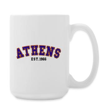 Athen gegründet 1966 - Große Tasse 440 ml - Weiß - Rechts
