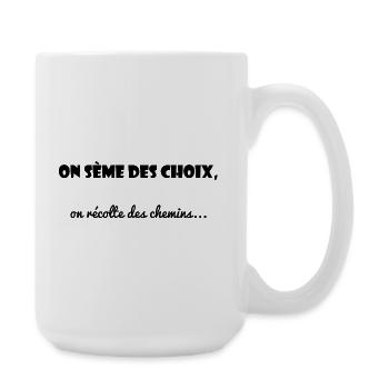 CITATION. MESSAGE. HUMOUR. CITATIONS DRÔLES - Grande tasse 440 ml - blanc - Droite