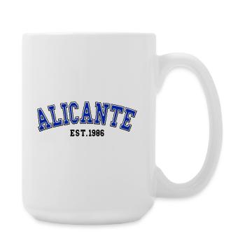 Alicante gegründet 1986 - Große Tasse 440 ml - Weiß - Rechts
